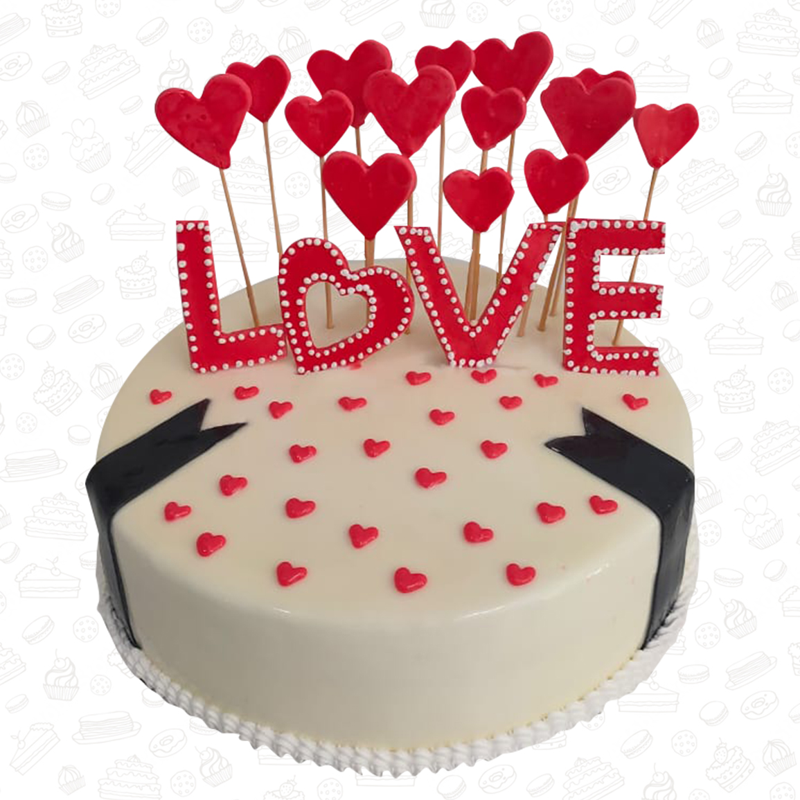 All Occasion Cakes - Valentines Day Heart Cake